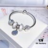 692fe49b99f2d84055c8c0e1 Pandora Pandora White Clover Lucky Charm! Made with authentic boutique materials, perfectly crafted 1:1, quality comparable to official retail. Featuring silver wire, white faceted glass beads, sparkling white cat's eye bead, and fully diamond-paved five-petal flower charm paired with a clover pendant. S925 silver comes with official retail packaging!