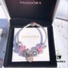 692fe4a099f2d84055c8c0eb Pandora Pandora Peach Blossom Pink Enamel Flower New Arrival! Made with counter materials, perfectly crafted one-to-one, quality comparable to official store products!