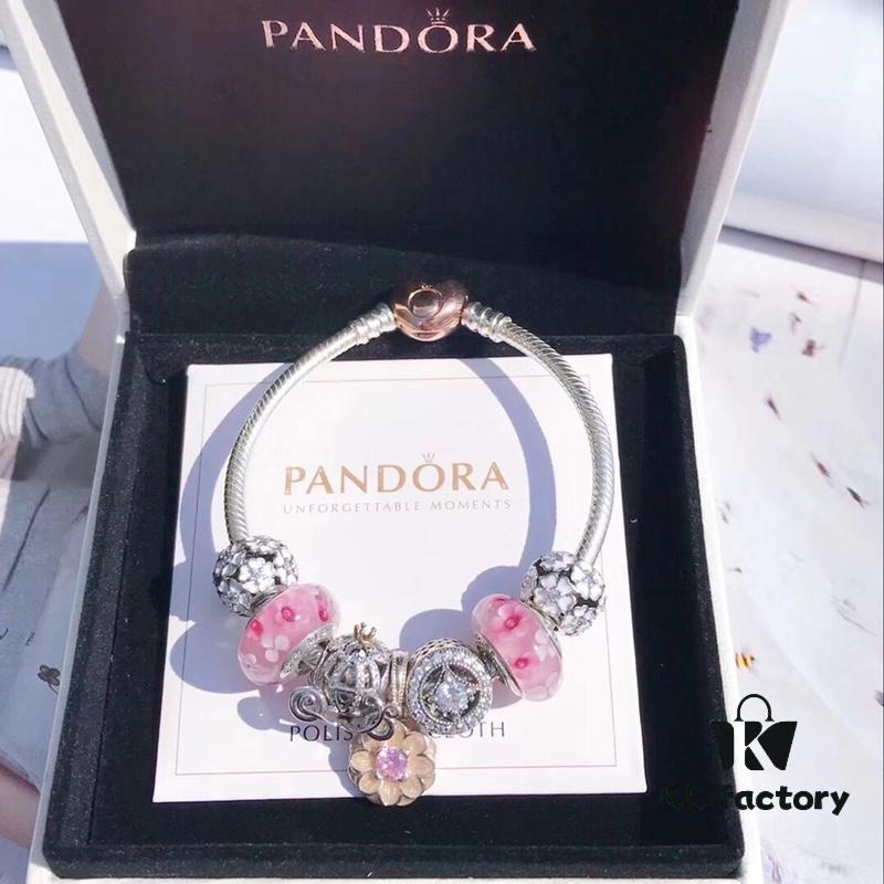 692fe4a099f2d84055c8c0eb Pandora Pandora Peach Blossom Pink Enamel Flower New Arrival! Made with counter materials, perfectly crafted one-to-one, quality comparable to official store products!