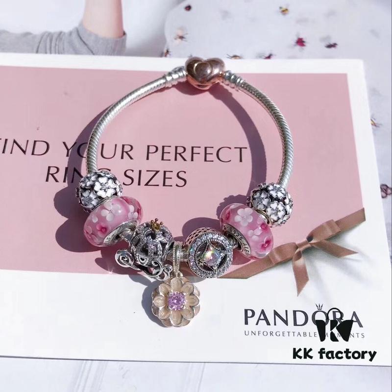 692fe4a199f2d84055c8c0ec Pandora Pandora Peach Blossom Pink Enamel Flower New Arrival! Made with counter materials, perfectly crafted one-to-one, quality comparable to official store products!