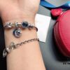 692fe4a799f2d84055c8c0f7 Pandora❄️ New Year's New Arrival Recommendation. Proxy Purchase Level Customizable Bracelet with 925 Sterling Silver, Imported Rhinestones (Eight Hearts and Eight Arrows), Full Weight and Quantity, Handcrafted Setting, Synthetic Cubic Zirconia, Enamel