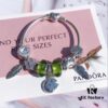 692fe4b199f2d84055c8c10c Pandora Pandora Olive Green Clover New Arrival! Made with counter material, one-to-one perfect craftsmanship, quality comparable to counter! Olive green faceted glass, fully diamond-paved five-petal flower bead, purple bow heart, feather wing pendant, sparkling diamond white cat's eye, clear snowflake bead, paired with sparkling diamond clover pendant. S925 silver comes with official counter packaging!