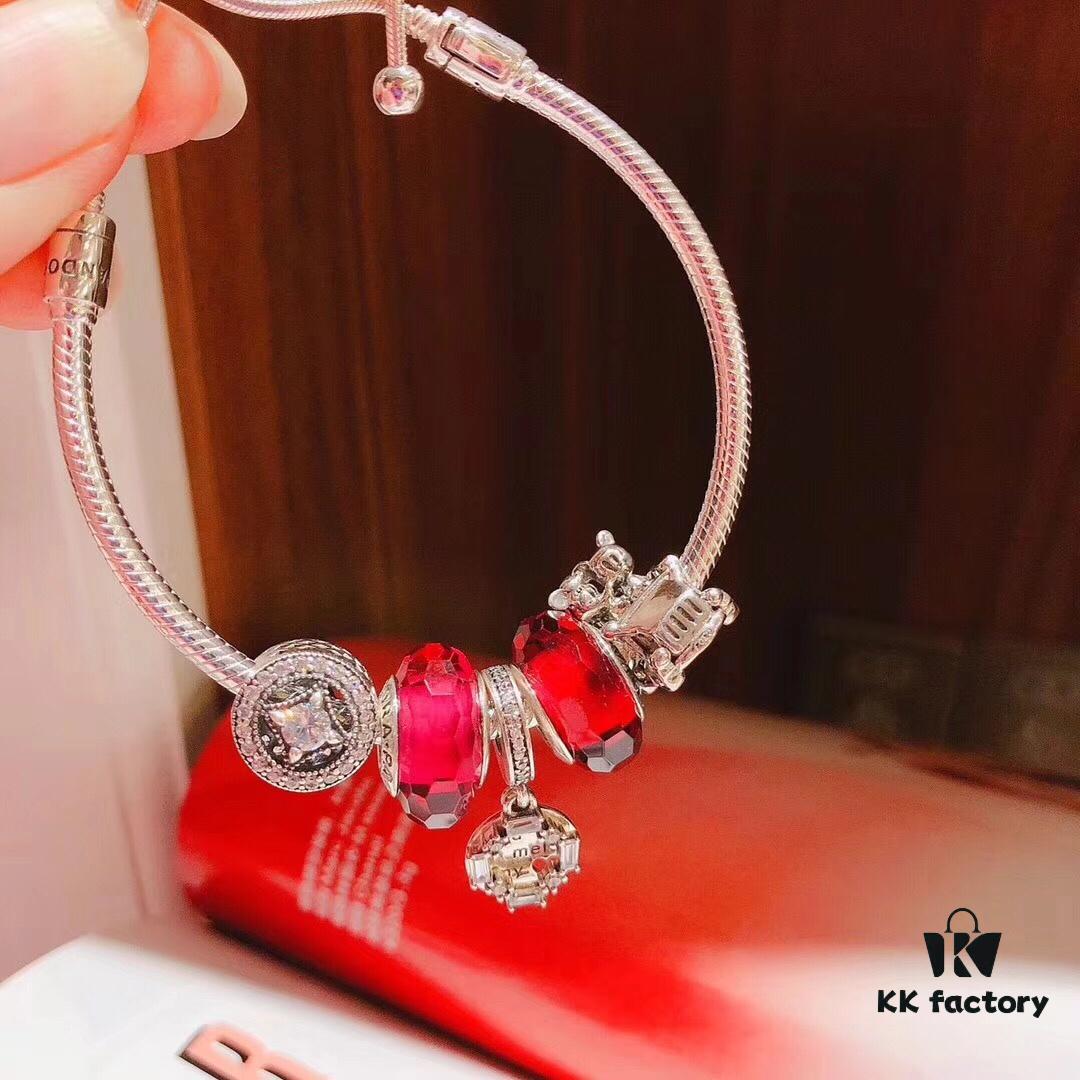 692fe4b599f2d84055c8c115 Pandora Rose Red Ice Crystal Sculpture ❄️ New Arrival! High-Quality ZP Material, Exquisite Craftsmanship Comparable to ZP