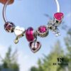 692fe4bb99f2d84055c8c126 Pandora Pandora Enthusiastic Rose Red Festive Double Happiness New Arrival! Perfectly crafted with one-to-one cabinet materials, quality comparable to official counter products!