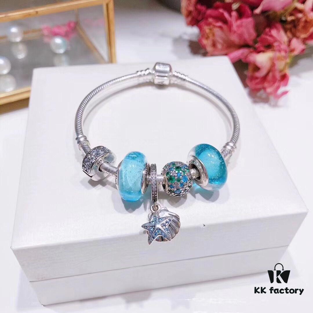 692fe4c199f2d84055c8c133 Pandora Night Glow Mint Summer Starfish New Arrival! 1:1 Perfect Craftsmanship with Store-Quality Materials