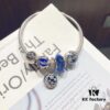692fe4c799f2d84055c8c13f Pandora Pandora Blue Star and Moon New Arrival! Highest Quality on Market, Supports Counter Cleaning! Made with Counter Materials, Perfect 1:1 Craftsmanship! Thai Imported Original Silver Wire with Blue Glass, Hollow Star and Moon Bead, I Love You Round Bead, Blue Luster Bead, Deep Star and Moon Pendant. S925 Silver with Official Packaging!