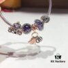 692fe4cb99f2d84055c8c14f Pandora Pandora Silver Wire Purple Love New Arrival! Highest Quality on Market, Supports Counter Cleaning! Made with Counter Materials for Perfect One-to-One Replication! Imported Original Thai Silver Wire Shining Purple Glass, Sparkling Purple Cat's Eye, Fairy Tale Pumpkin Carriage, I Love You Bead, Rose Love Pendant, Deep Love Forever in the Heart. S925 Silver Comes with Official Packaging!