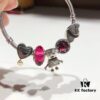 692fe4ce99f2d84055c8c154 Pandora Enchanted Passionate Pink Bella Valentine's Day New Arrival! 1:1 Perfect Craftsmanship with Store-Quality Materials
