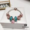 692fe4d199f2d84055c8c15c Pandora Night Glow Mint Rose Peach Blossom New Arrival! Crafted with authentic boutique materials, perfectly replicating the original quality. Features night glow mint glass beads, rose-shaped sparkling crystal white cat's eye bead, rose daisy charm, paired with a rose peach blossom pendant. Made in S925 silver and comes with official boutique packaging!