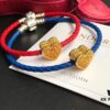 692fe4d399f2d84055c8c161 Pan Family New Year Matching Red String Bracelets, Red and Blue Couple Set, Symbolizing Undying Love, 925 Sterling Silver with 18K Thick Gold Plating, Customizable Size