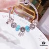 692fe4d799f2d84055c8c168 Pandora Night Glow Mint Dreamcatcher Necklace – High-Quality Reproduction with Authentic Materials