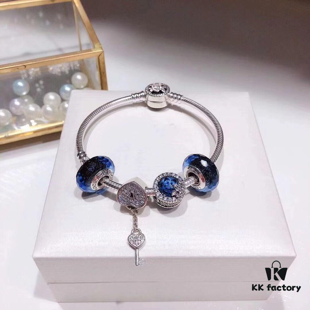 692fe4db99f2d84055c8c173 Pandora Pandora Sparkling Blue Diamond Key 🔑 New Arrival! Made with counter materials, perfectly crafted one-to-one, quality comparable to counter!