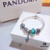 692fe4df99f2d84055c8c17c Pandora Mint Parrot New Arrival! Mint Glass with Silver Wire Facet, Double Heart for Valentine's Day, Green Sparkling Bead, Blue Twisted Love, Parrot Pendant