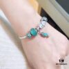 692fe4df99f2d84055c8c17d Pandora Mint Parrot New Arrival! Mint Glass with Silver Wire Facet, Double Heart for Valentine's Day, Green Sparkling Bead, Blue Twisted Love, Parrot Pendant