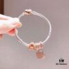 692fe4e599f2d84055c8c187 Pandora Rose Shining Heart New Arrival! ZP Material, Exquisite Craftsmanship, Quality Comparable to ZP! Rose Pink Heart with Sparkling Double Hearts, Comes with Packaging!