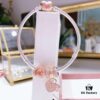 692fe4e699f2d84055c8c18a Pandora Rose Shining Heart New Arrival! ZP Material, Exquisite Craftsmanship, Quality Comparable to ZP! Rose Pink Heart with Sparkling Double Hearts, Comes with Packaging!