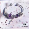 692fe4ef99f2d84055c8c199 Pandora Pandora Purple Heart Key Pendant 🔑 New Arrival! Made with Counter Material for One-to-One Perfect Craftsmanship, Quality Comparable to Official Stores!