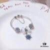 692fe4f399f2d84055c8c19f Pandora Elegant Bubble White and Blue Snowflake ❄️ New Arrival! High-Quality Replica with Cabinet-Grade Materials, Perfect Craftsmanship Comparable to Authentic Counter Version! Featuring Elegant White Bubble Glass, Crystal-Clear Snowflakes ❄️, Blue Snowflake Pendant. Made with S925 Silver and Comes with Original-Like Packaging! 🍃🌺