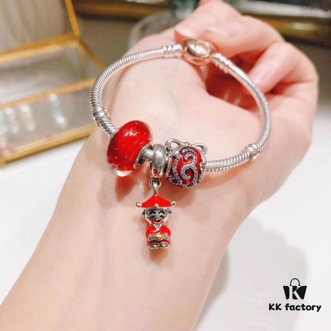 692fe4f699f2d84055c8c1a4 Pandora Red Fortune God Pendant - New Arrival, High-Quality Replica with Authentic Materials