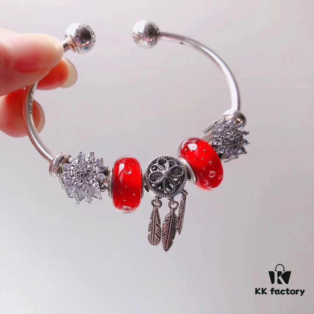 692fe4f999f2d84055c8c1a9 Pandora Bubble Red Sparkle Romantic Dream Catcher New Arrival! High-Quality Replica with Authentic Materials