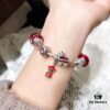 692fe50299f2d84055c8c1b8 Pandora New Year Red Collection! Faceted Red Glass with White Sparkling Clasp, Cute Little Lion and 14K Gold Plated Fortune God Pendant in Mixed Materials, S925 Silver Custom Crafted to Match Boutique Quality