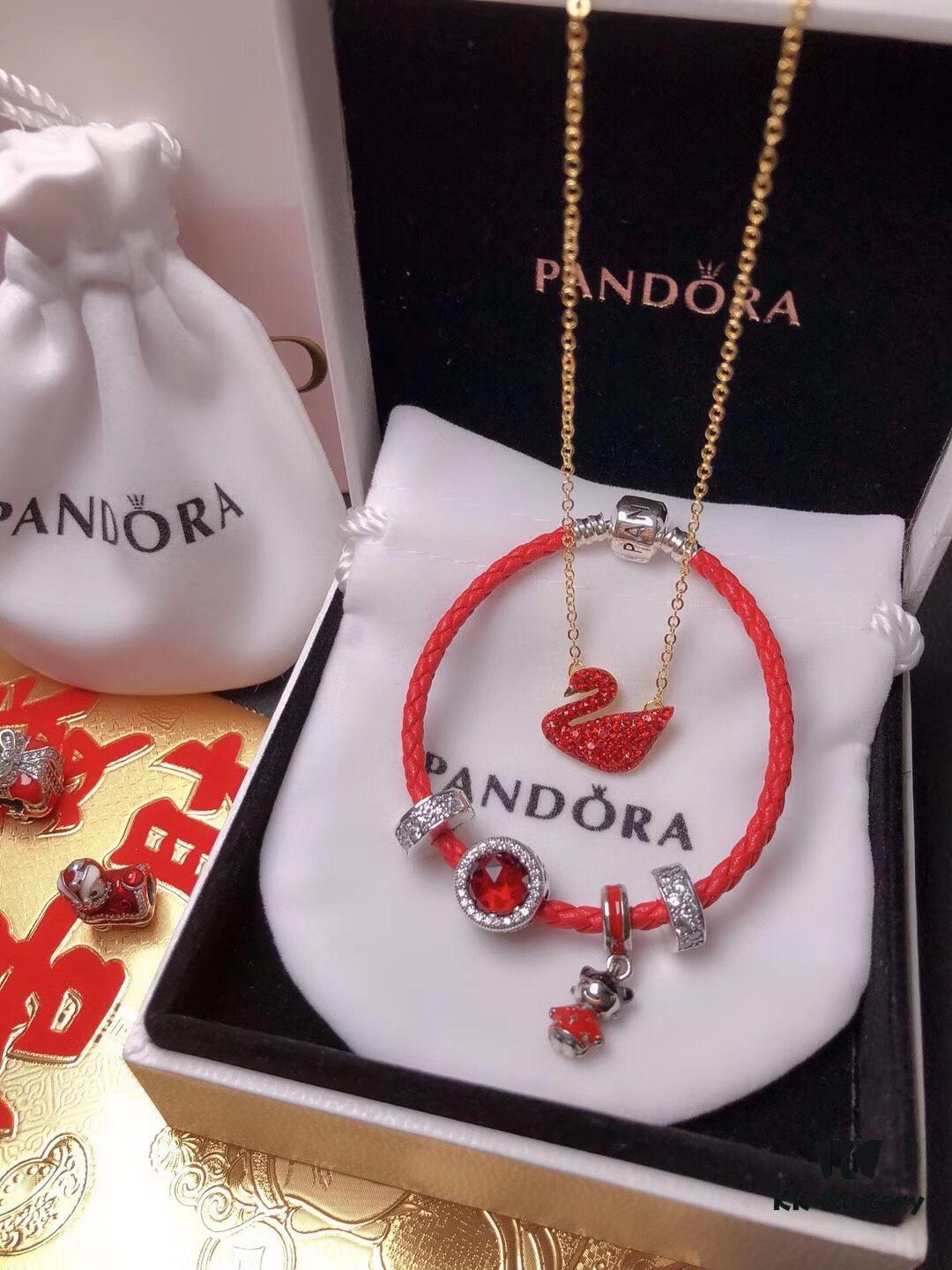 692fe50499f2d84055c8c1ba Pandora New Year Flash Sale: Red Swan Necklace + Pandora Red String Bracelet Set