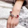 692fe50599f2d84055c8c1bd Pandora New Year Red Collection! Faceted Red Glass with White Sparkling Clasp, Cute Little Lion and 14K Gold Plated Fortune God Pendant in Mixed Materials, S925 Silver Custom Crafted to Match Boutique Quality