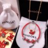 692fe50899f2d84055c8c1c3 Pandora New Year Flash Sale: Red Swan Necklace + Pandora Red String Bracelet Set