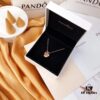 PANDORA Sparkling Princess Lion Heart Necklace