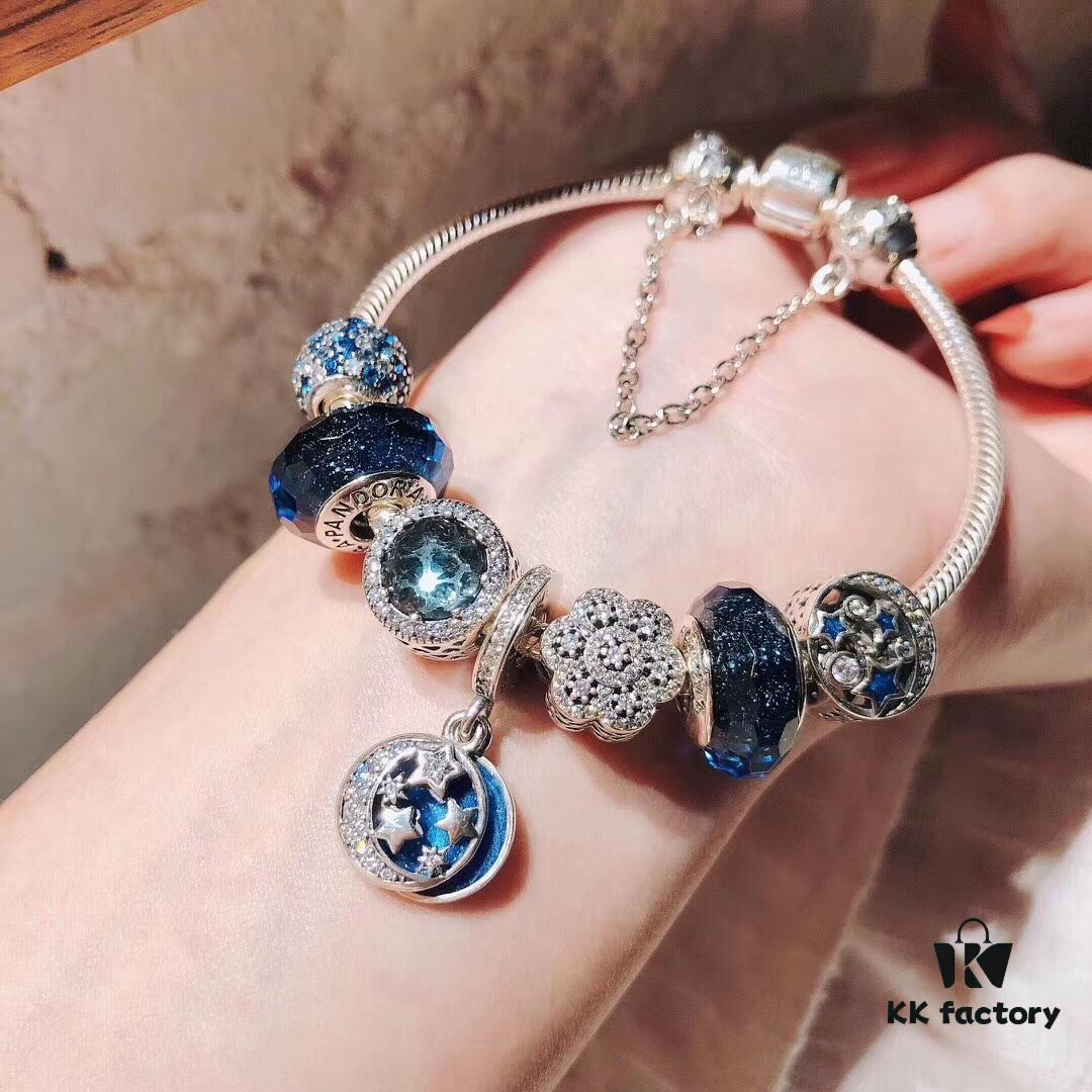 692fe51999f2d84055c8c1df Pandora Pandora Nostalgic Night Sky Blue New Arrival! Perfect 1:1 Craftsmanship with Store Materials, Quality Comparable to Official Counter