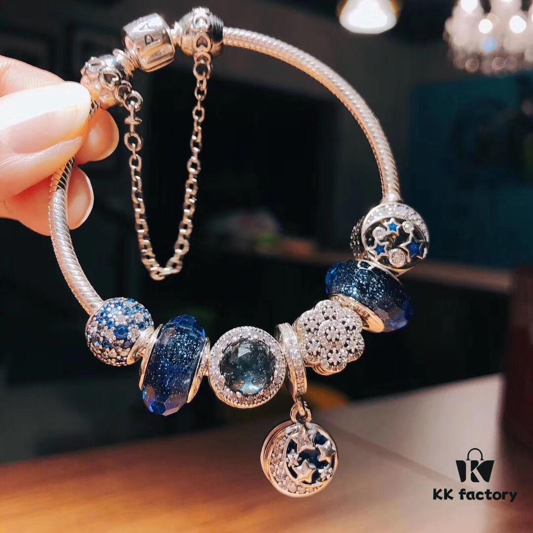 692fe51999f2d84055c8c1e0 Pandora Pandora Nostalgic Night Sky Blue New Arrival! Perfect 1:1 Craftsmanship with Store Materials, Quality Comparable to Official Counter