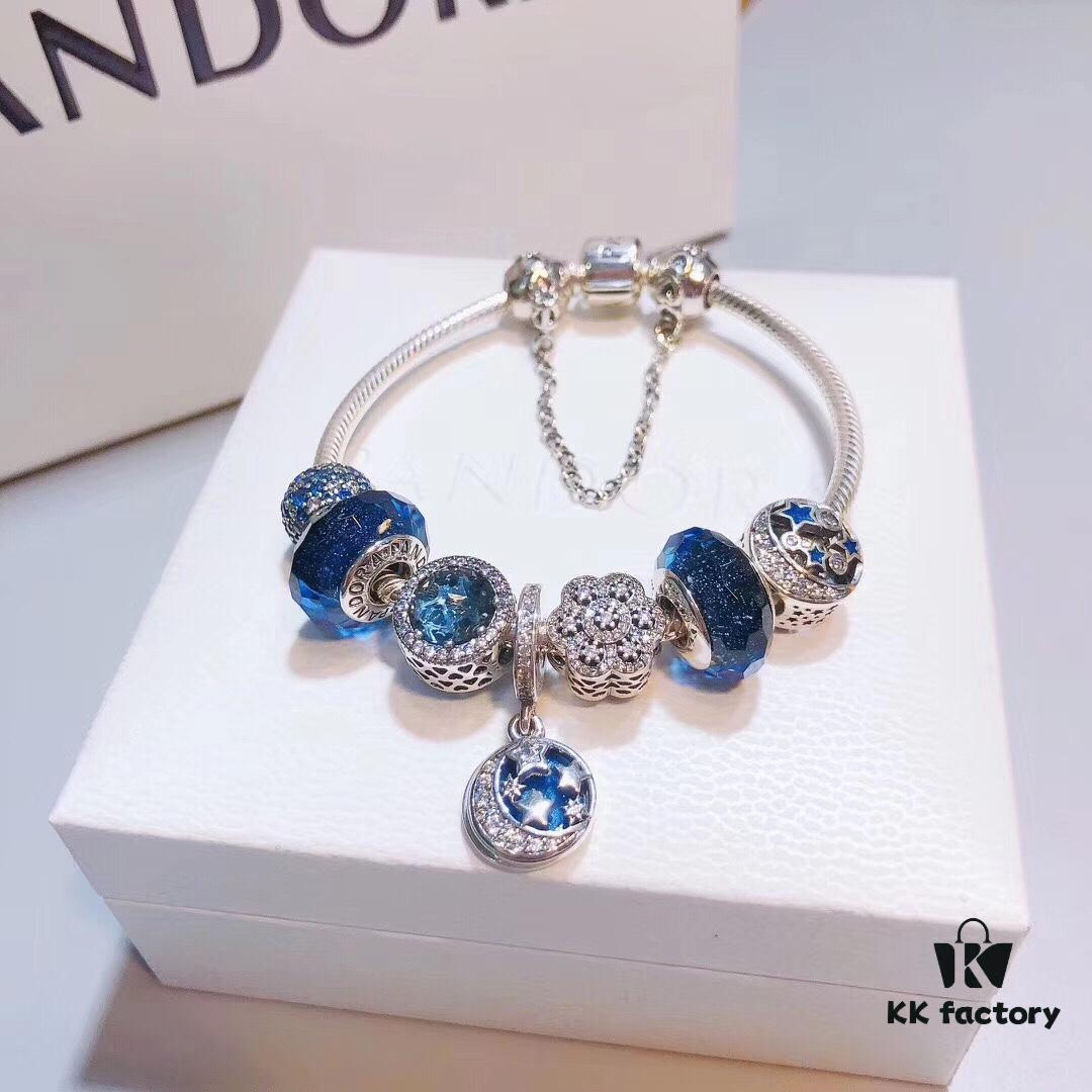 692fe51a99f2d84055c8c1e2 Pandora Pandora Nostalgic Night Sky Blue New Arrival! Perfect 1:1 Craftsmanship with Store Materials, Quality Comparable to Official Counter