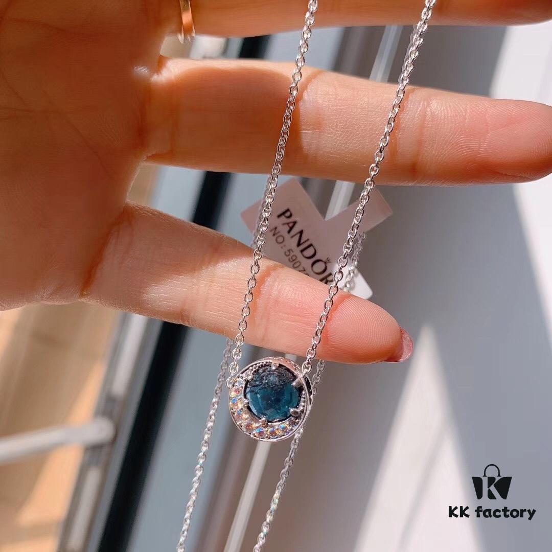 692fe53599f2d84055c8c208 Official Latest 'Bright Moon Starry Sky' Pandora Necklace / Collar Chain