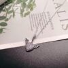 692fe54099f2d84055c8c21a Pandora Latest Angel Wings Micropaved Diamond Necklace in 925 Silver with Sparkling Stone Accents