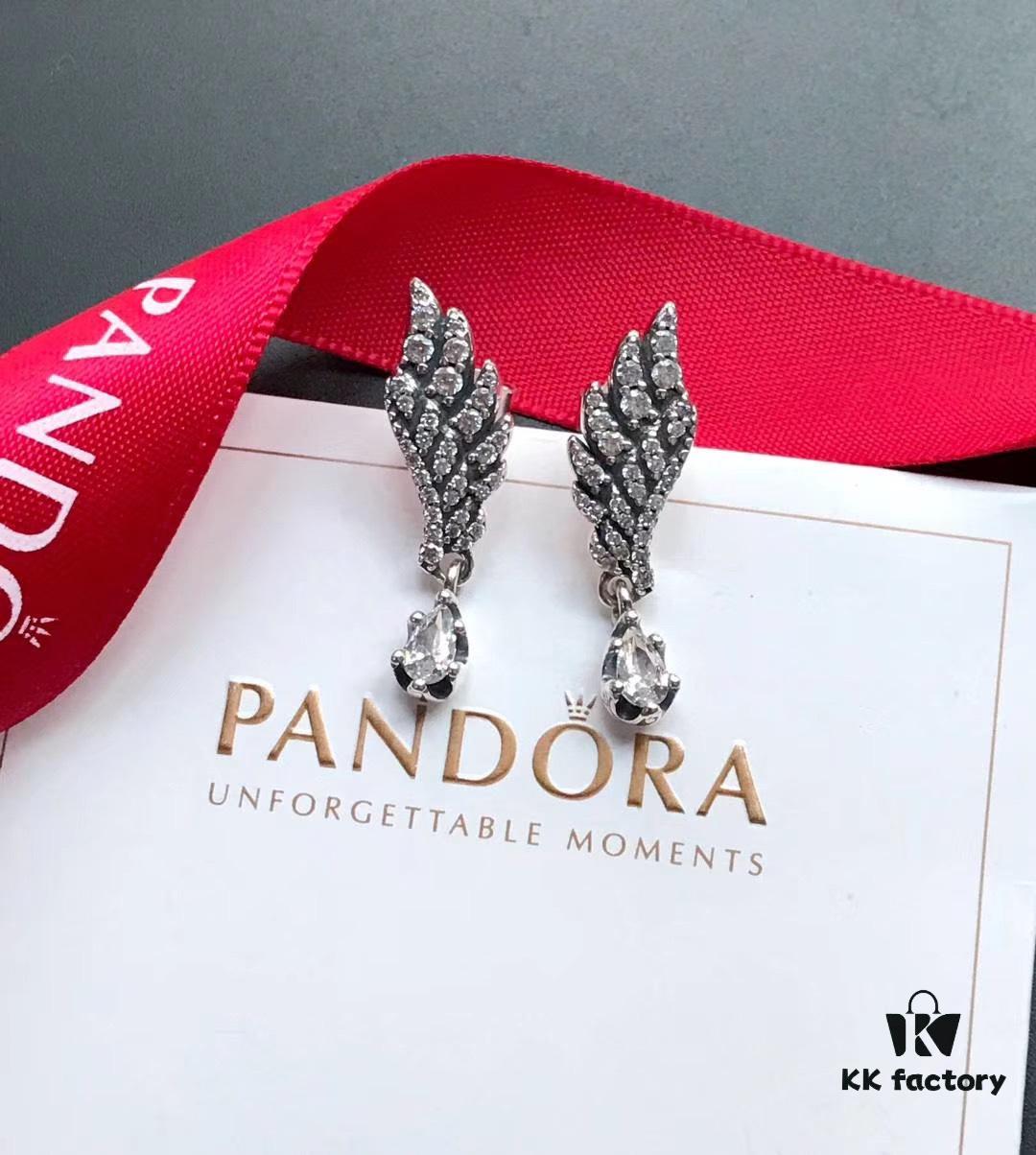 Pandora New Arrival Angel Wings Earrings