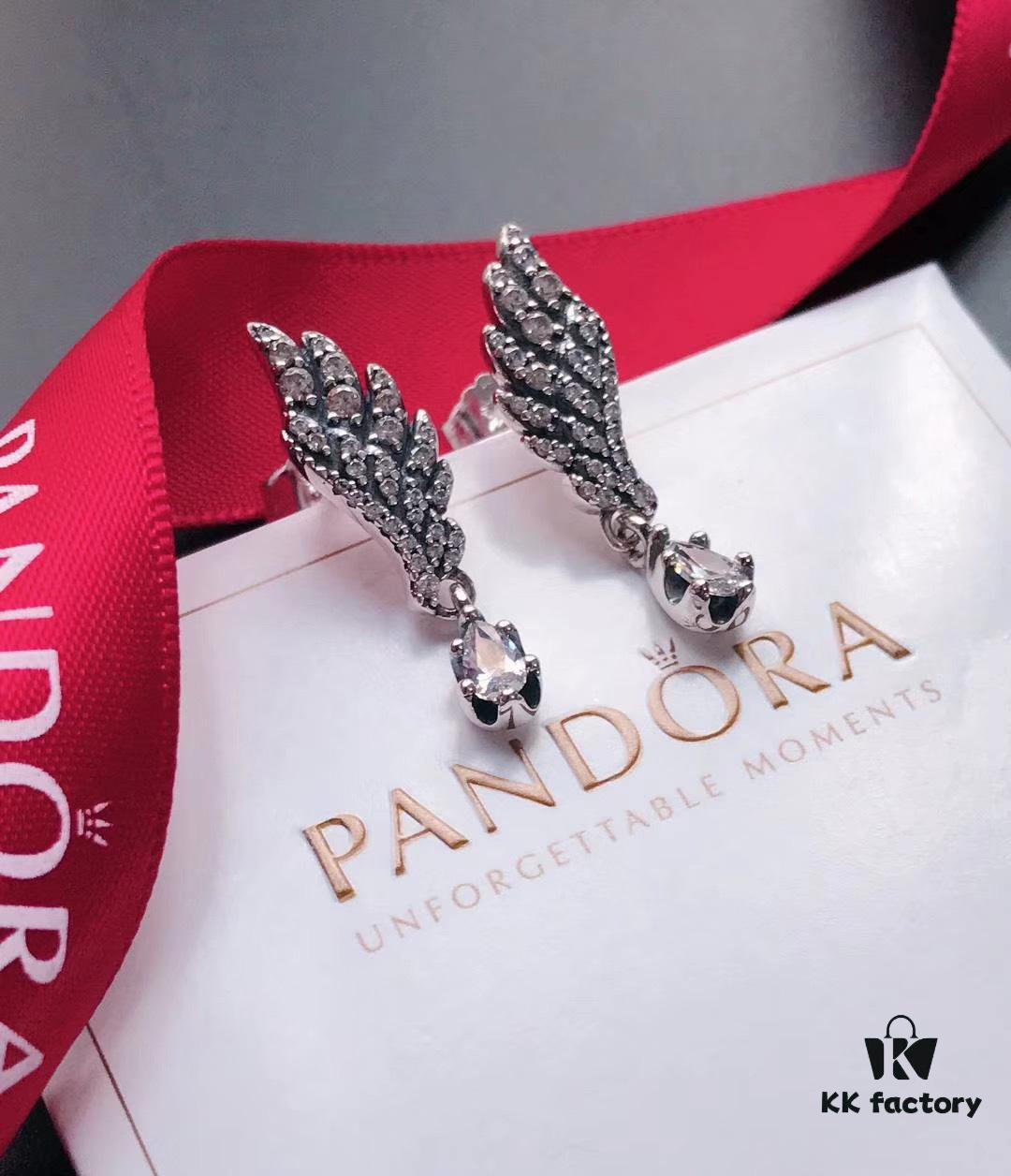 Pandora New Arrival Angel Wings Earrings