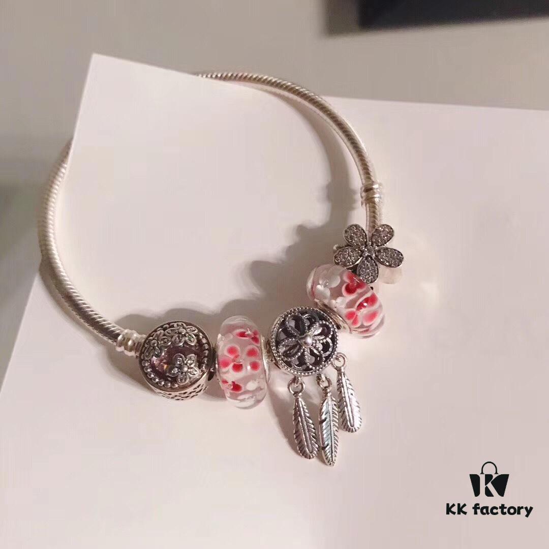692fe54e99f2d84055c8c23e Pandora Blooming Peach Blossom Dream Catcher Pendant - New Arrival, Premium Quality Replication