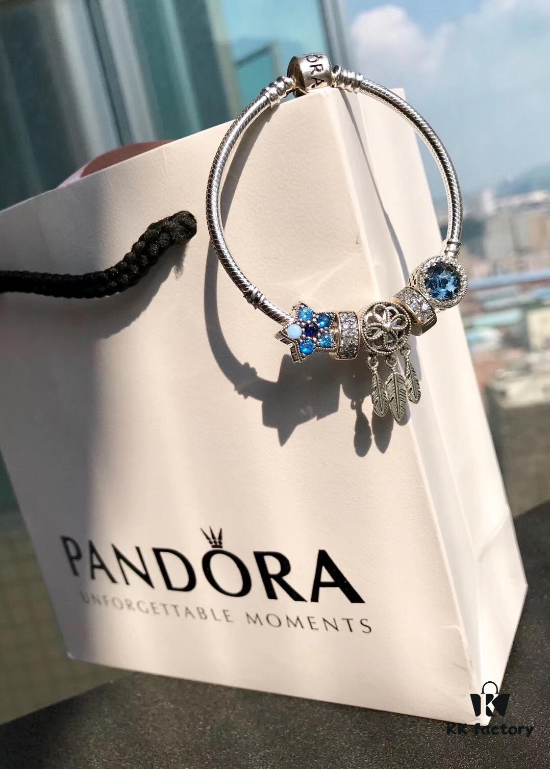 692fe55199f2d84055c8c246 Pandora Sacred Dreamcatcher Series! 925 Sterling Silver, Full Weight, Authentic Engraving, Exquisite Enamel Craftsmanship, Hand-Set Imported Sparkling Zirconia Stones!