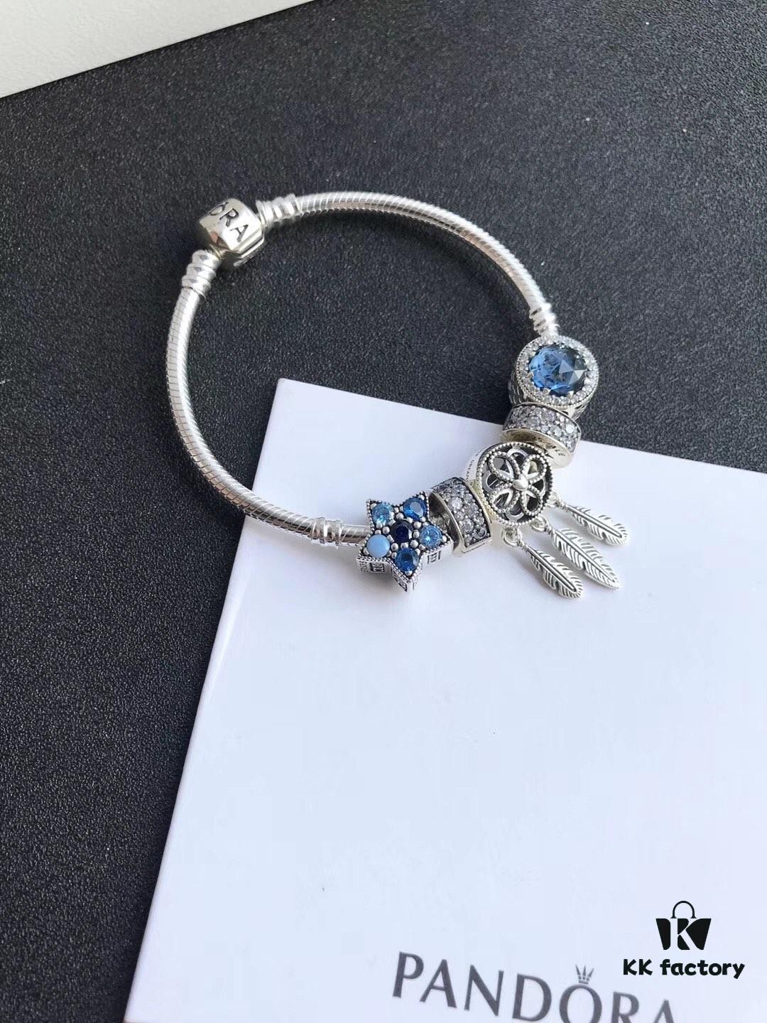 692fe55199f2d84055c8c247 Pandora Sacred Dreamcatcher Series! 925 Sterling Silver, Full Weight, Authentic Engraving, Exquisite Enamel Craftsmanship, Hand-Set Imported Sparkling Zirconia Stones!