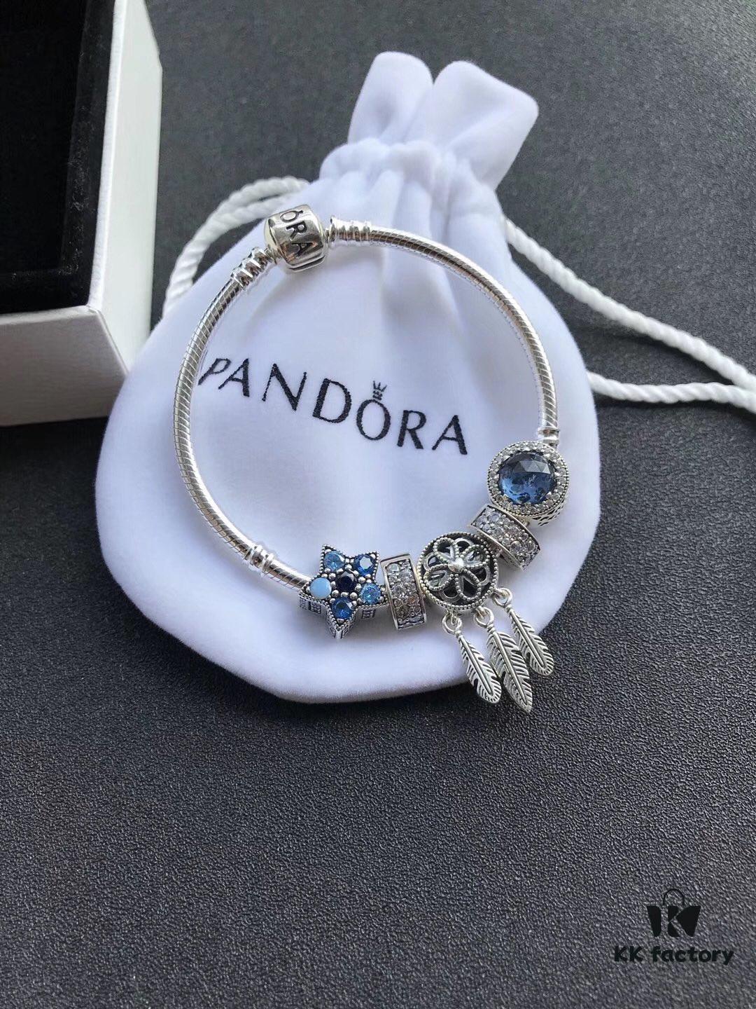 692fe55299f2d84055c8c248 Pandora Sacred Dreamcatcher Series! 925 Sterling Silver, Full Weight, Authentic Engraving, Exquisite Enamel Craftsmanship, Hand-Set Imported Sparkling Zirconia Stones!