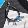 692fe55299f2d84055c8c24a Pandora Dreamcatcher Collection Summer Style ☀ 925 Sterling Silver Bead with Leather Bracelet Strap