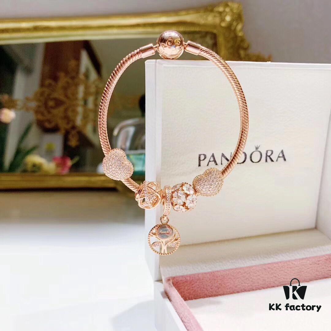692fe55599f2d84055c8c251 Pandora Rose Olive Tree New Arrival, Rose Daisy Flower, Rose Openwork Galaxy, Rose Sparkling Zircon Heart Clip, Rose Olive Tree Pendant, S925 Silver with Original Retail Packaging