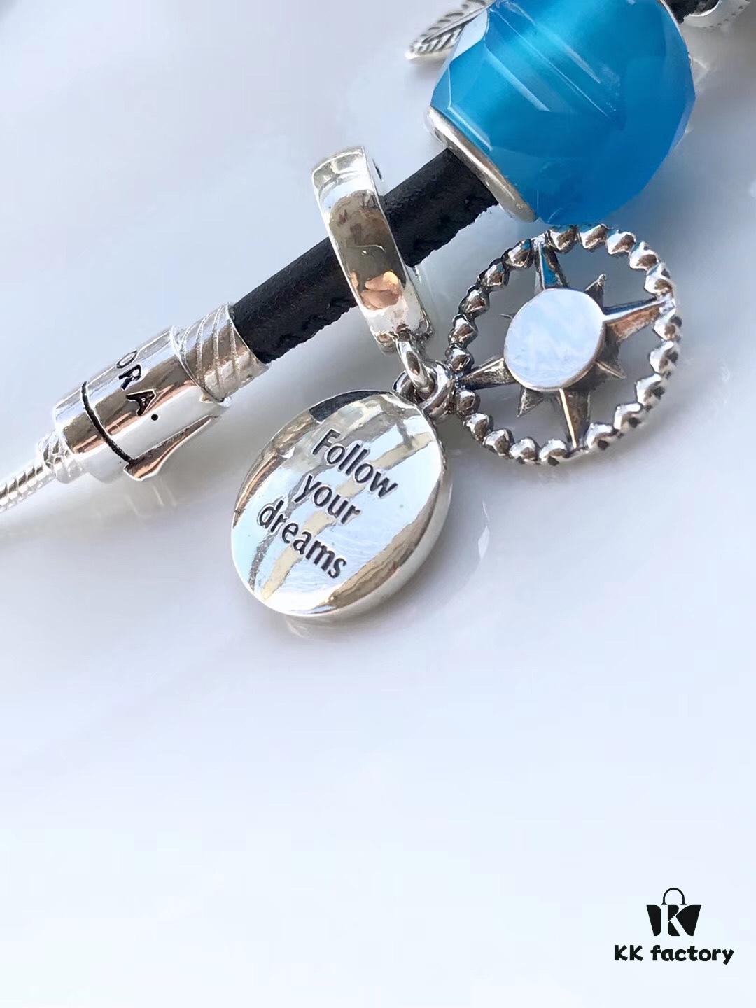 692fe55699f2d84055c8c253 Pandora Dreamcatcher Collection Summer Style ☀ 925 Sterling Silver Bead with Leather Bracelet Strap