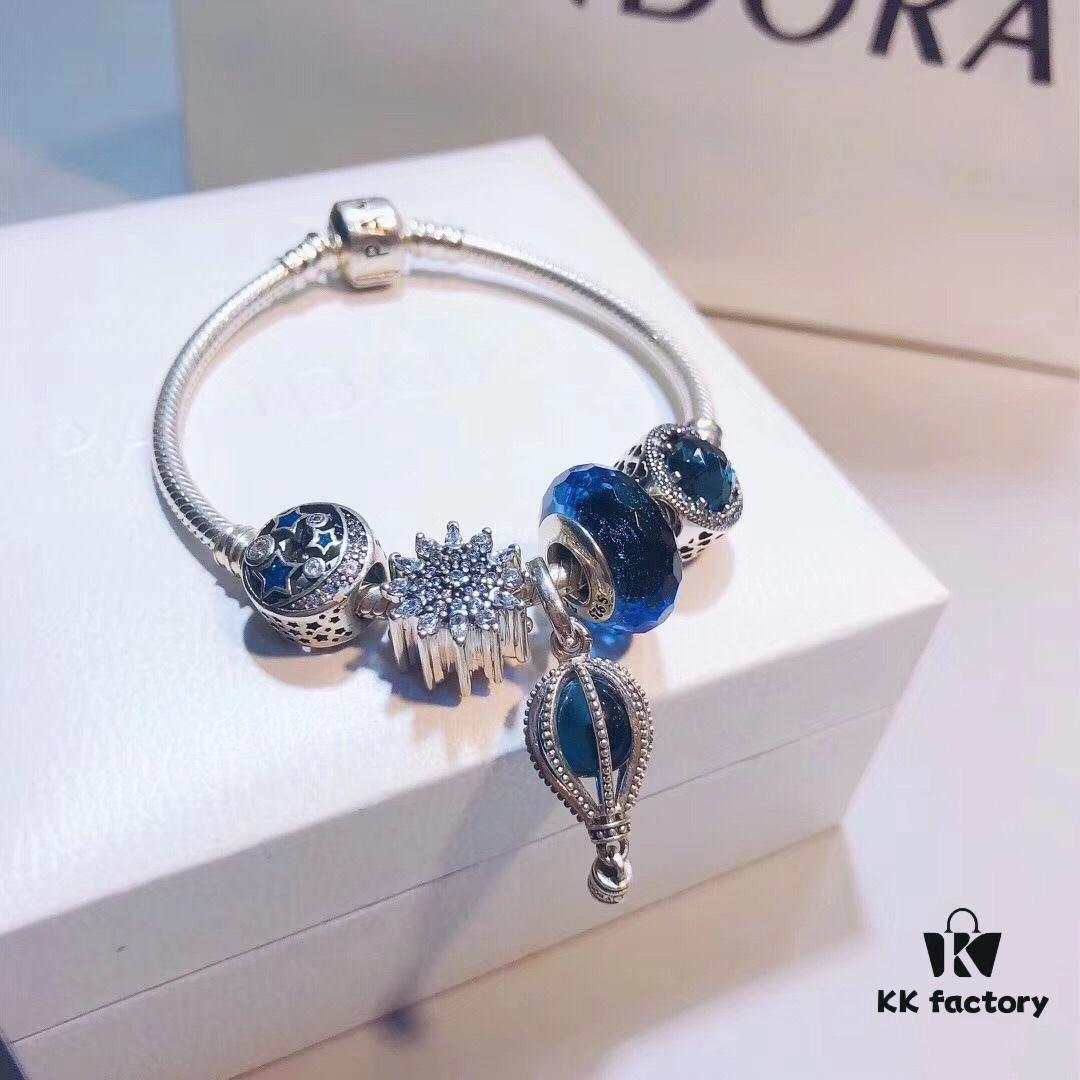 692fe55899f2d84055c8c258 Pandora Blue Hot Air Balloon New Arrival! Premium Craftsmanship with Authentic Materials, Exquisite Cut Glass and Sparkling Rhinestones