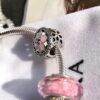 692fe56899f2d84055c8c275 Pandora • Peach Blossom Series • Genuine 925 Sterling Silver Bracelet with Enamel and Zirconia Detail