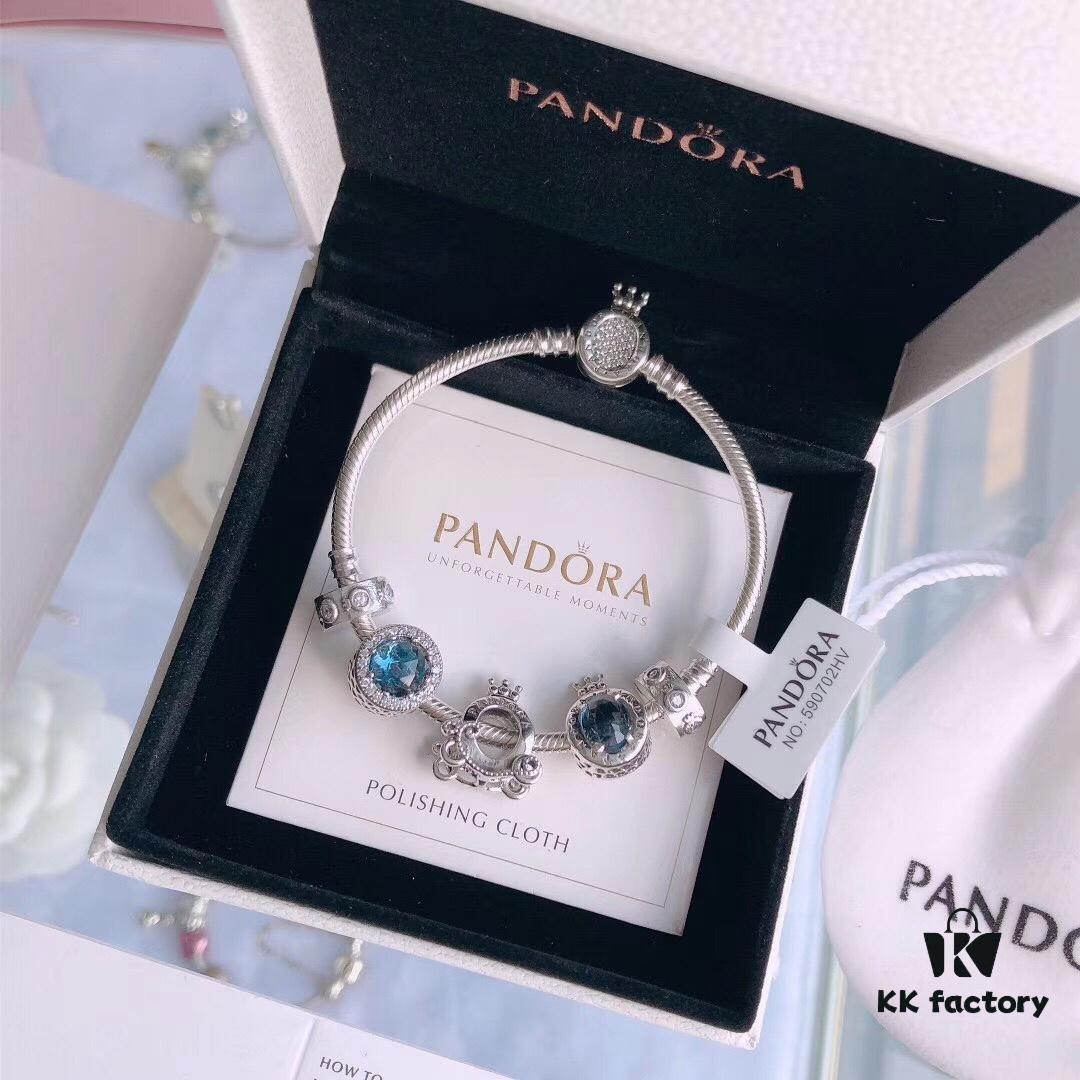 Pandora Official Website Same Style 'Sparkling Crown Carriage' Crown Bracelet