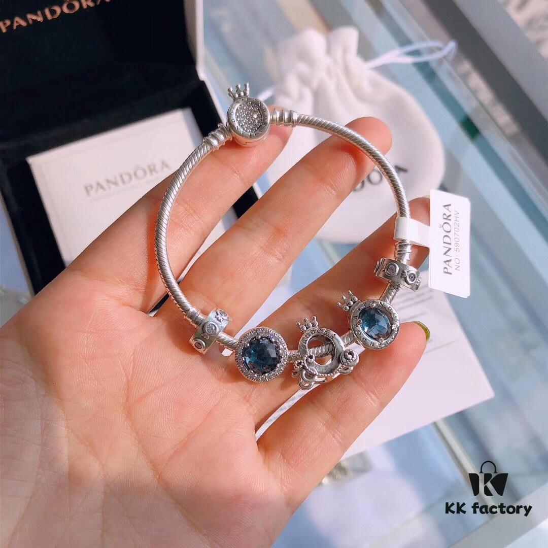 Pandora Official Website Same Style 'Sparkling Crown Carriage' Crown Bracelet