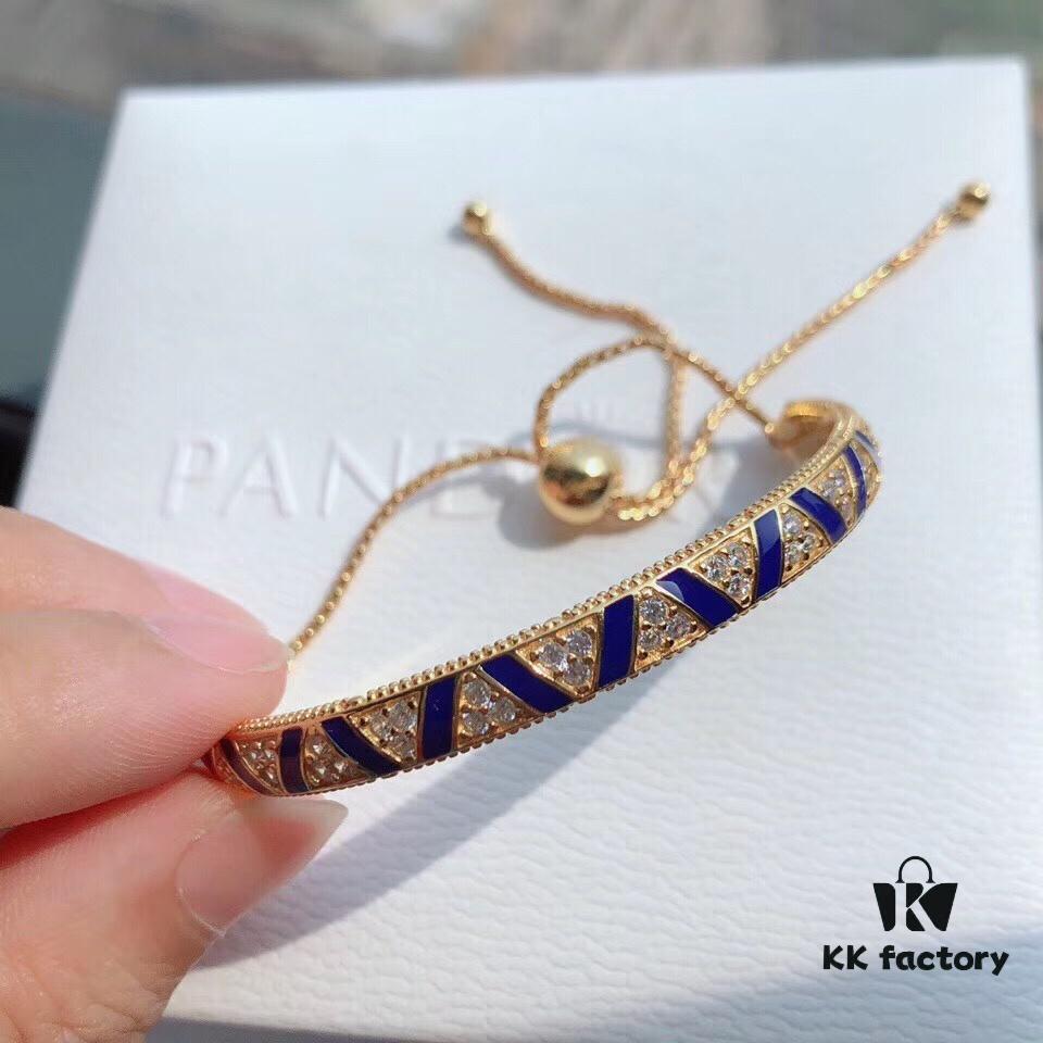 Official Website Same Style 2019 Latest Pandora Shine Exotic Gemstone and Striped Sliding Bracelet ❗️8384507090