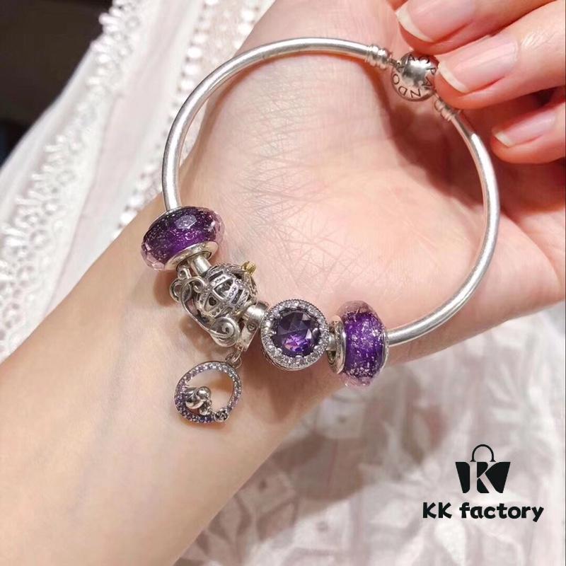 692fe57499f2d84055c8c288 Pandora Pandora Purple Sparkling Bird New Arrival! Made with counter materials, perfectly crafted one-to-one, quality comparable to counter!