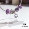 692fe57599f2d84055c8c289 Pandora Pandora Purple Sparkling Bird New Arrival! Made with counter materials, perfectly crafted one-to-one, quality comparable to counter!